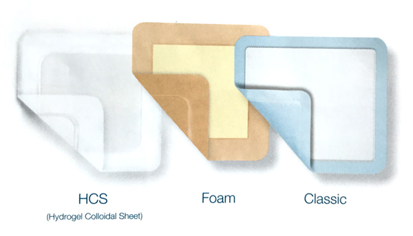 HCS (hydrogel colloidal sheet), Foam, Classic